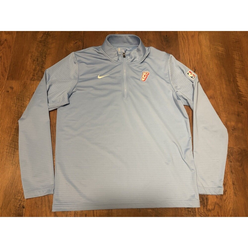 Nike Dri-FIT Memphis Grizzlies Retro Mens L Blue NBA 1/4 Zip Pullover